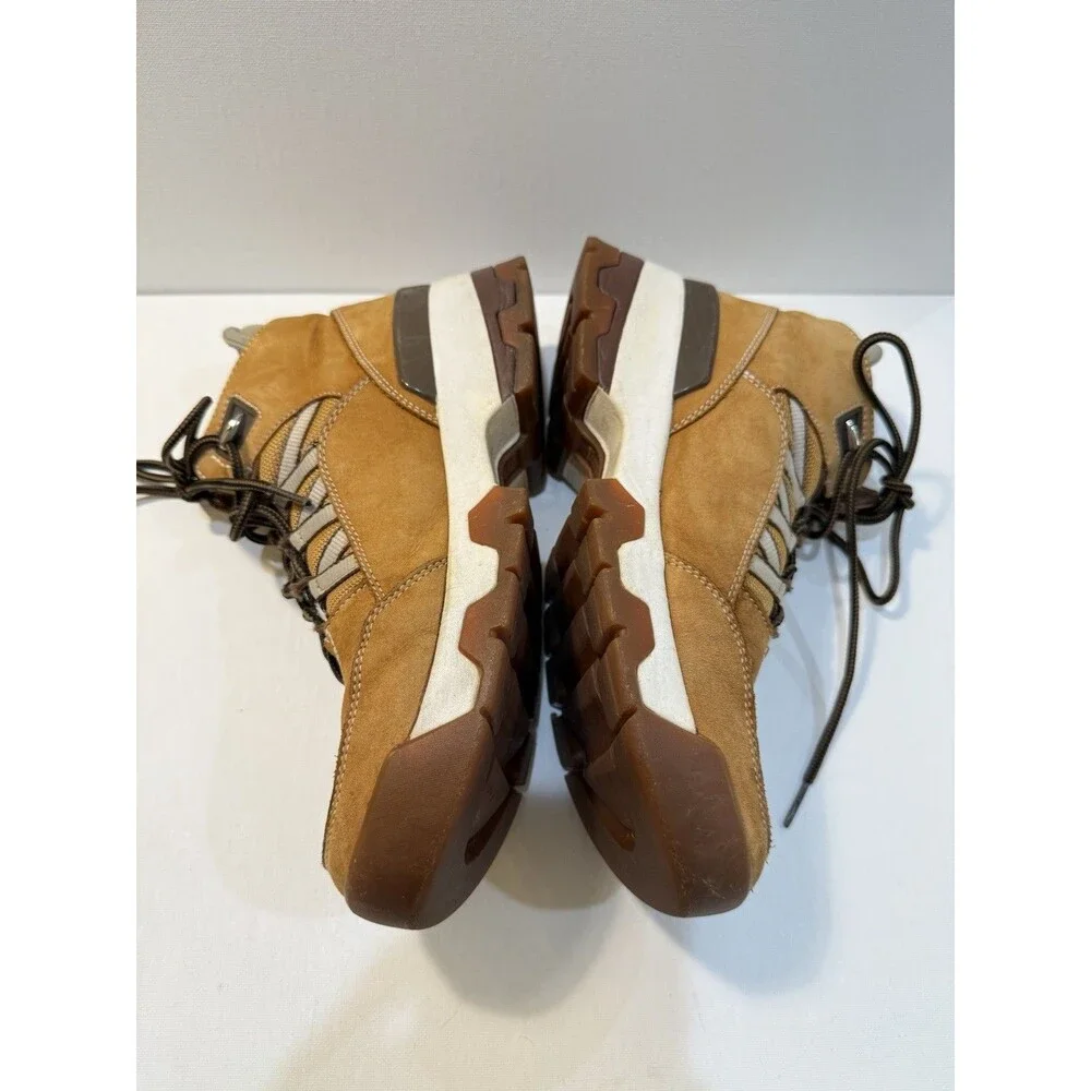 Timberland Swift Ankle Hiker Mid Boots Wheat Nubuck Womens Brown Classic Sz 8.5